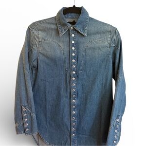 Zadig & Voltaire Thelmus Denim Shirt XS